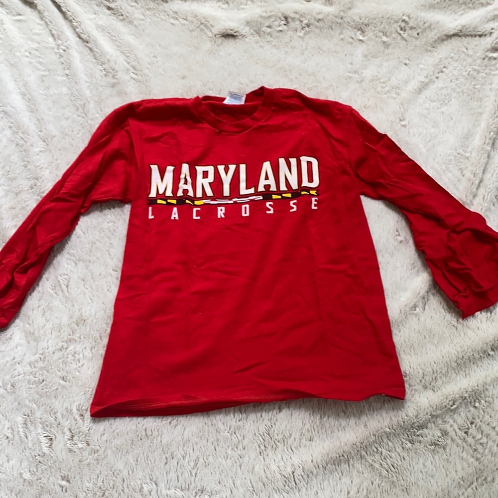 Maryland Lacrosse shirt (tiny hole)